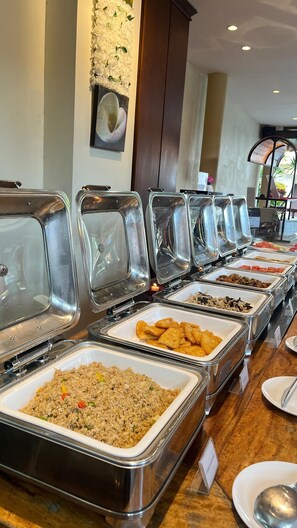 Gratis morgenmadsbuffet hver dag