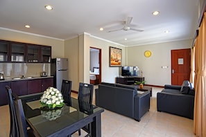 Appartement Deluxe, 2 chambres | Cuisine privée