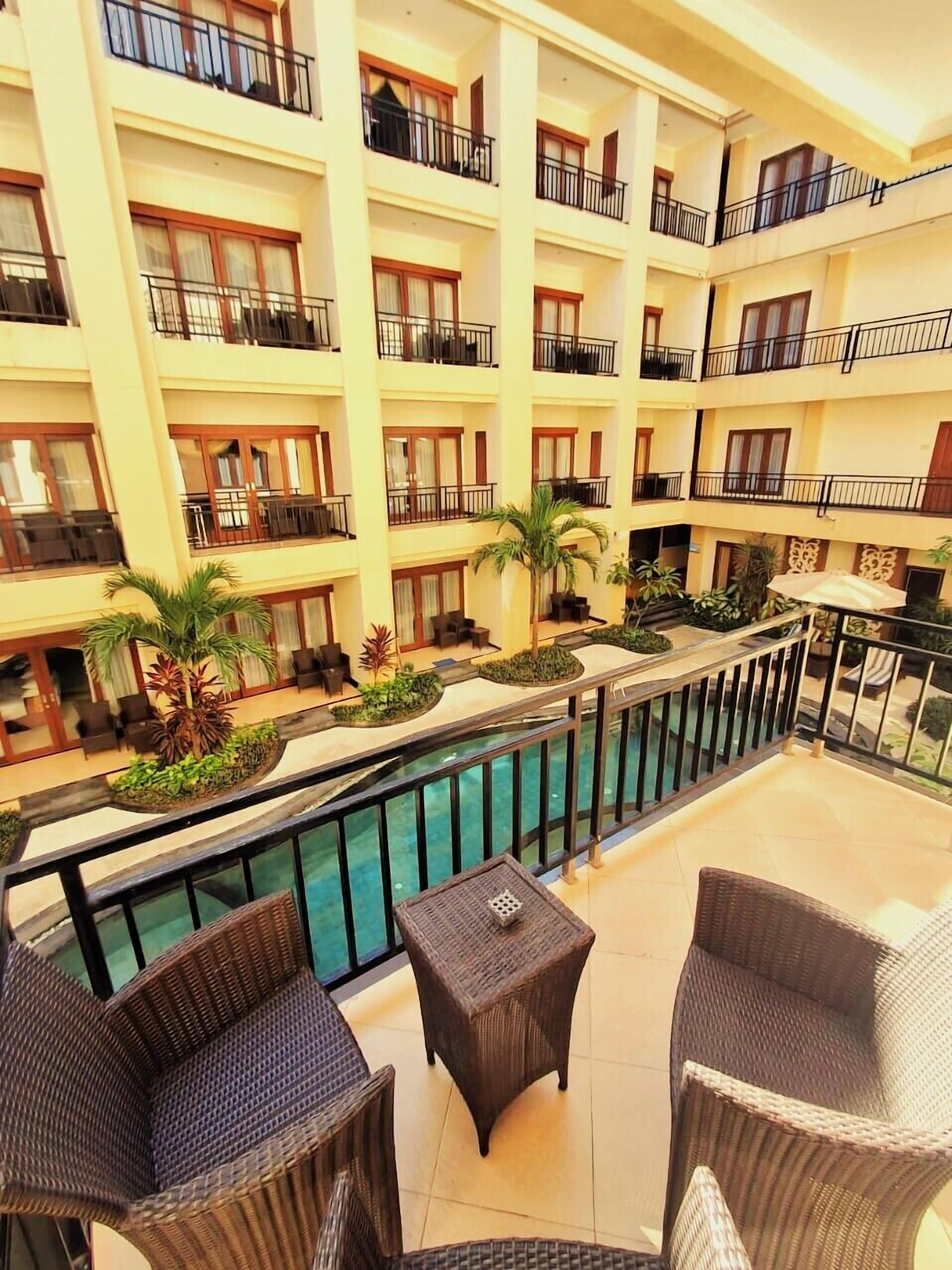 Vue depuis le balcon