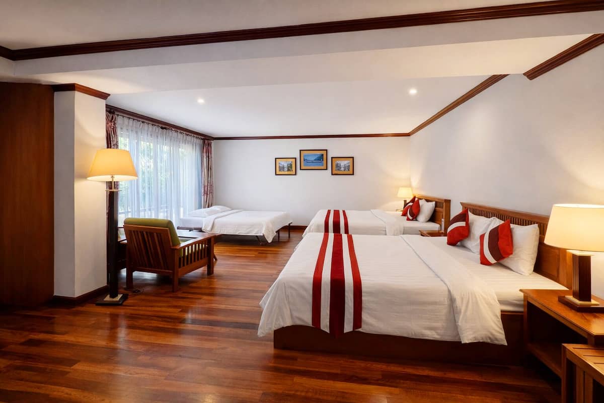 Family - Balcony | 1 phòng ngủ, chăn bông, minibar, két bảo mật tại phòng 