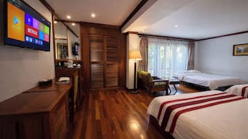 Family - Balcony | 1 quarto, edredons de pluma, frigobar, cofres nos quartos