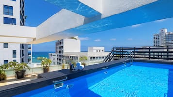 Penthouse, Hot Tub, Partial Sea View (Studio)