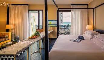 Studio, Balcony, City View | Egyptian cotton sheets, premium bedding, in-room safe