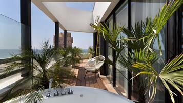 Penthouse, Hot Tub, Partial Sea View (Studio) | View from room