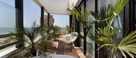 Penthouse, Hot Tub, Partial Sea View (Studio) | View from room