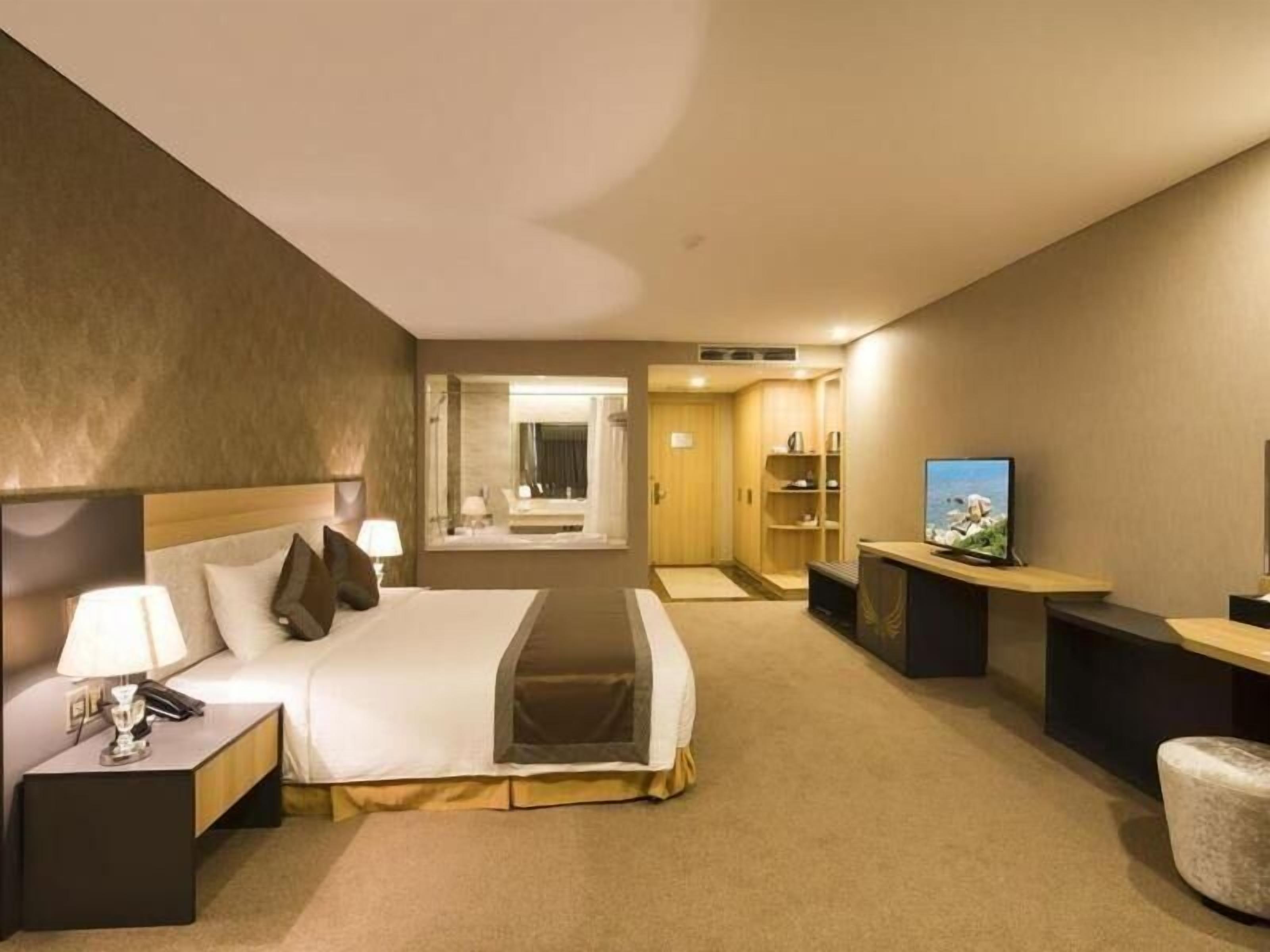 Bettwäsche aus ägyptischer Baumwolle, Daunenbettdecken, Minibar