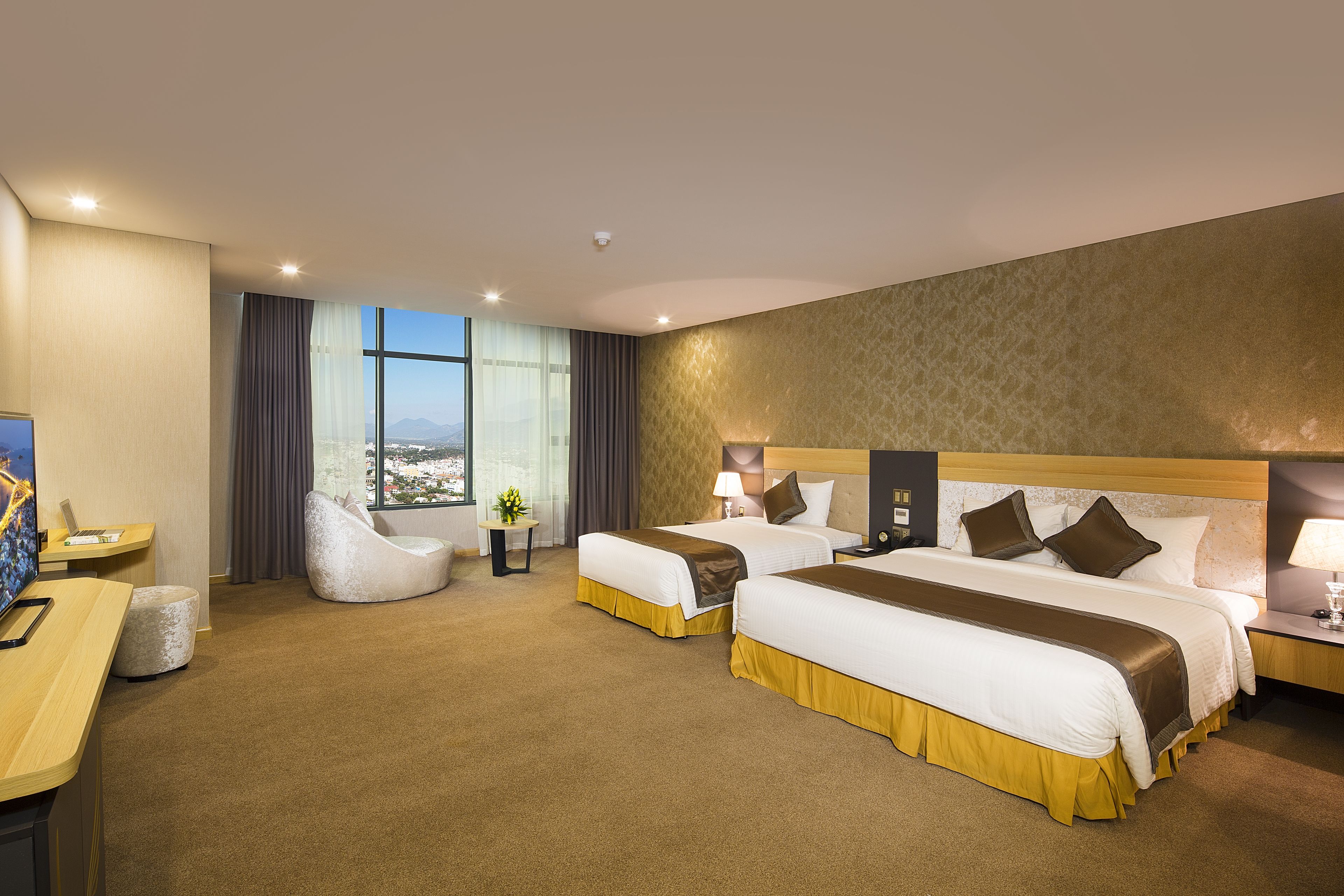 deluxe family triple room | view from room