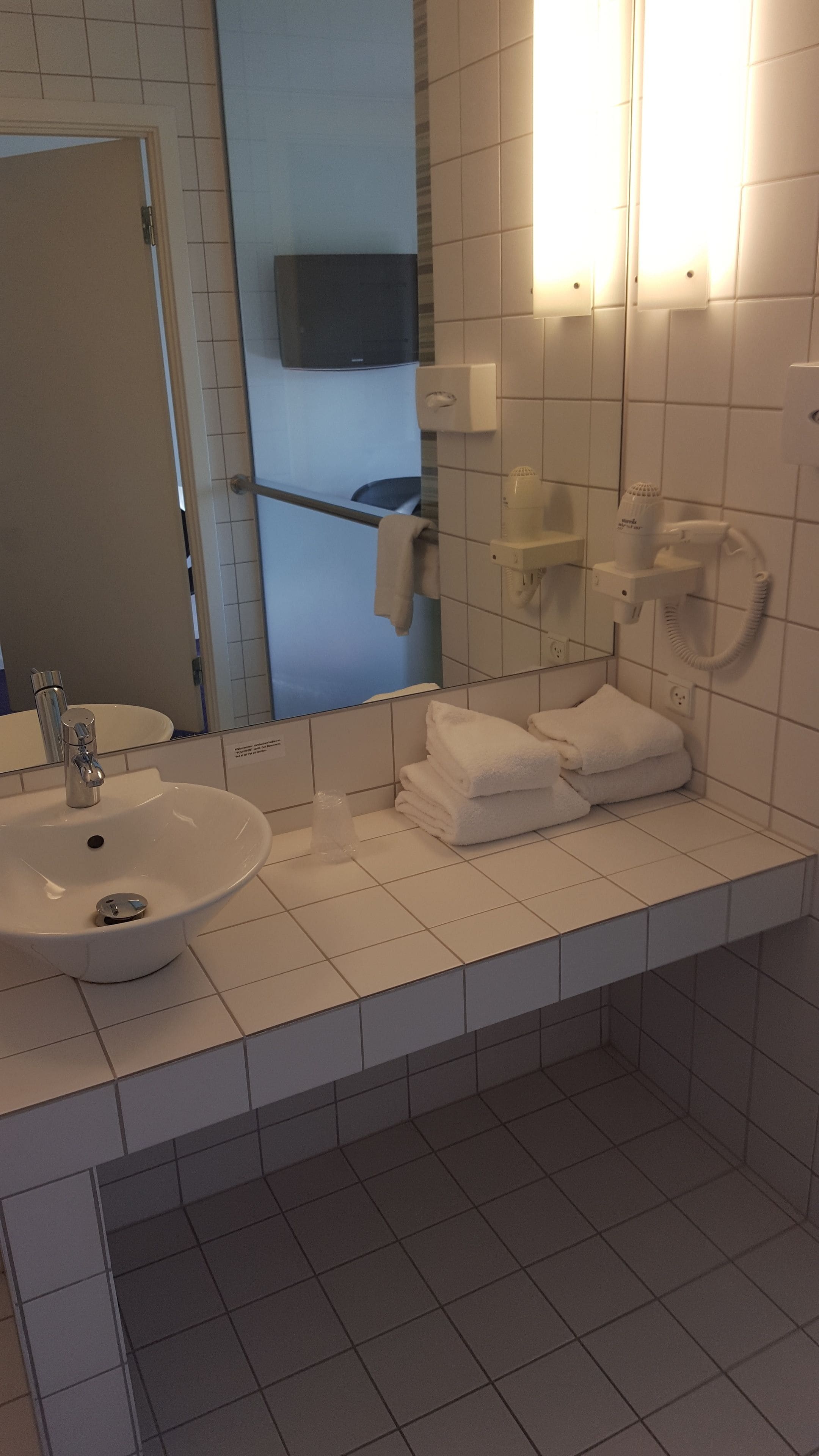 triple room | bathroom | hair dryer, towels
