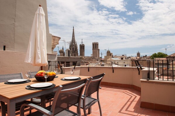 Apartment, 1 Bedroom, Terrace | Terrace/patio