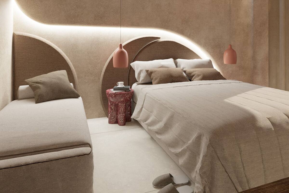 Literie de qualité supérieure, décoration personnalisée