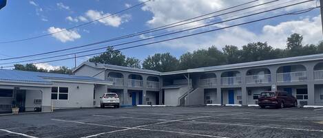 Voorkant van accommodatie