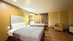 Deluxe Double Room, 2 Double Beds | Laptop workspace, free WiFi, bed sheets, wheelchair access - Redondo Beach Inn (Gardena)