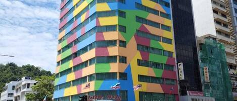 Façade de l’hébergement