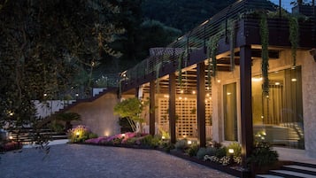 Front of property – evening/night