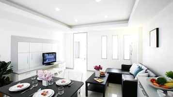 32-inch LCD TV with cable channels, TV