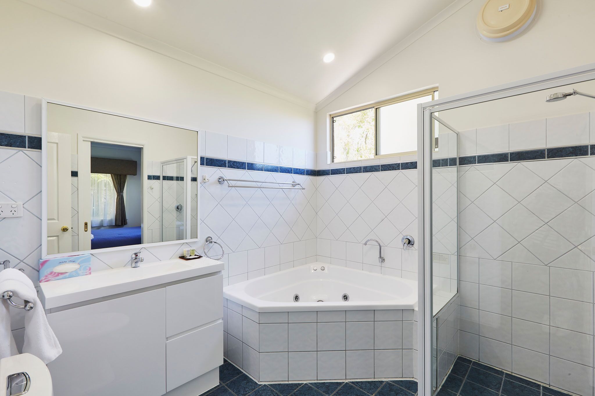 Deluxe 2 Bedroom Spa Villa - Sleeps 4 | Banheiro | Chuveiro, produtos de toalete grátis, secador de cabelo 