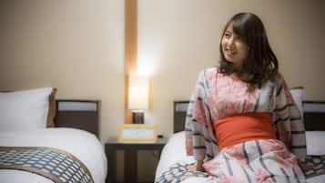 Premium Twin Room | In-room safe, individually furnished, blackout drapes, free WiFi