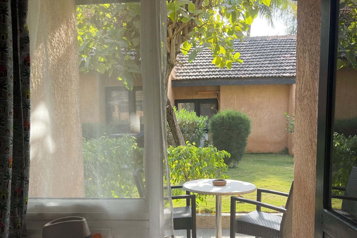 Club dubbelrum - terrass - utsikt mot trÀdgÄrden | Terrass/Patio