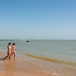 Private beach, sun loungers, beach umbrellas, beach towels