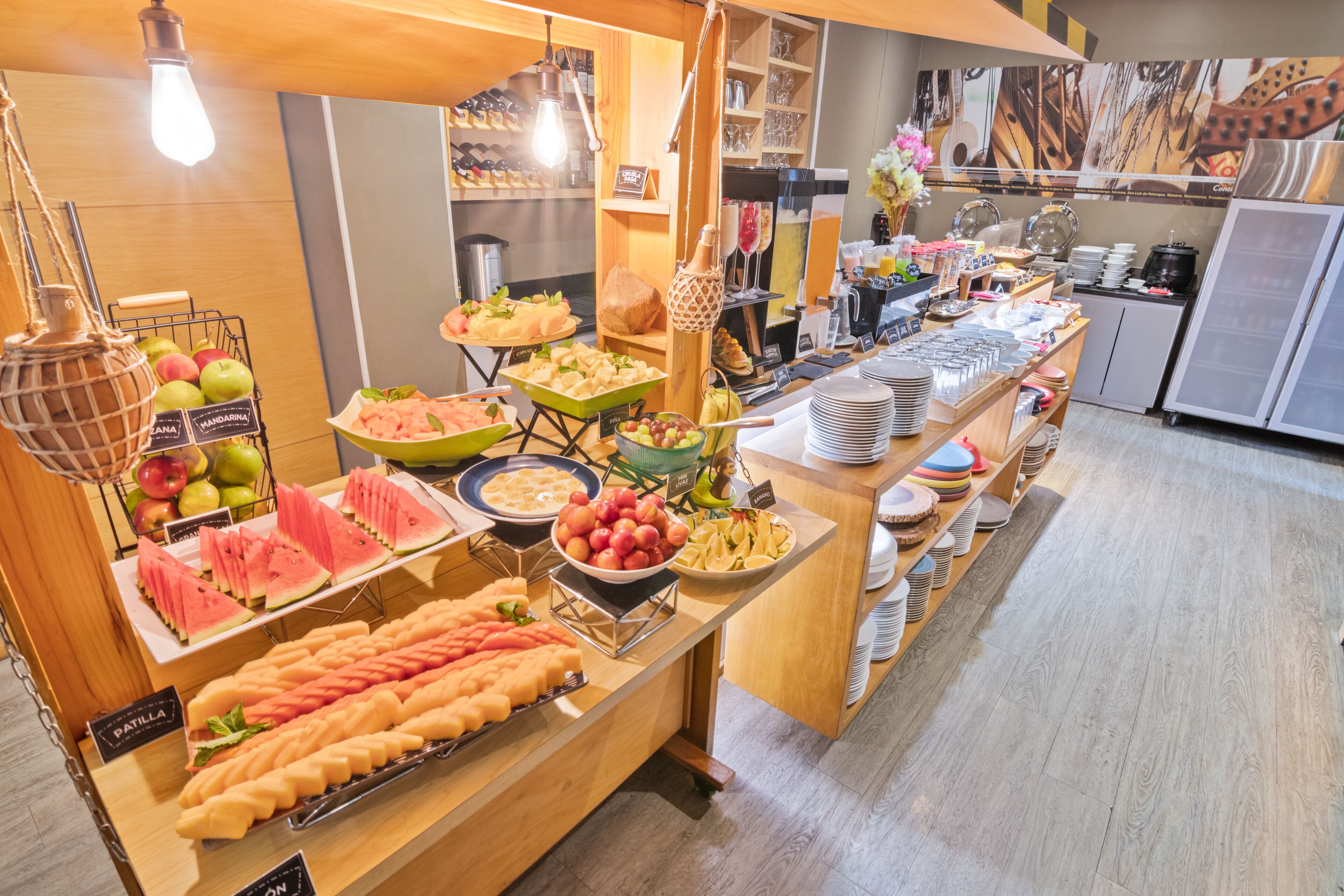 Free daily buffet breakfast