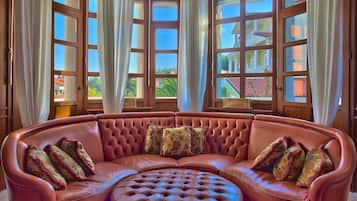 Sala de estar en el lobby