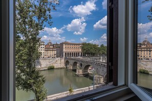 Apartment, Balcony, River View | View from room - Tree Charme Trilussa (Rome)