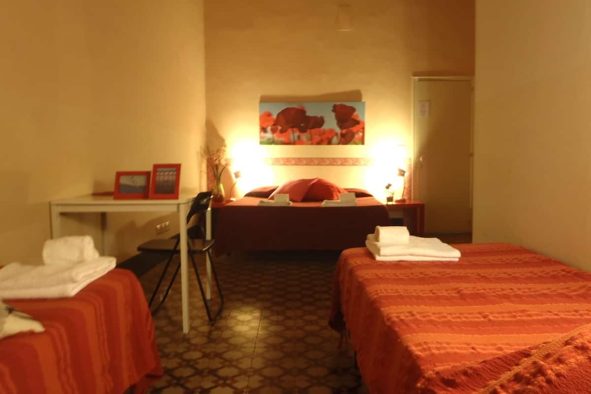 Habitación cuádruple | Insonorización, cunas gratuitas, camas extra y wifi gratis
