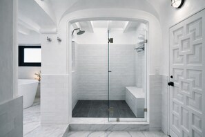 Suite estudio | Regadera en el baño