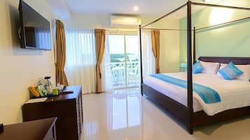 Quarto casal ou duplo luxo, vista para o rio | Vista do quarto