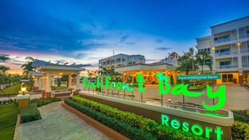 Front of property – evening/night