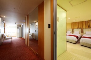 Sábanas italianas Frette y colchones con pillow-top