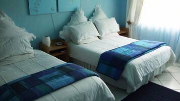 Blackout drapes, free cribs/infant beds, free WiFi, bed sheets