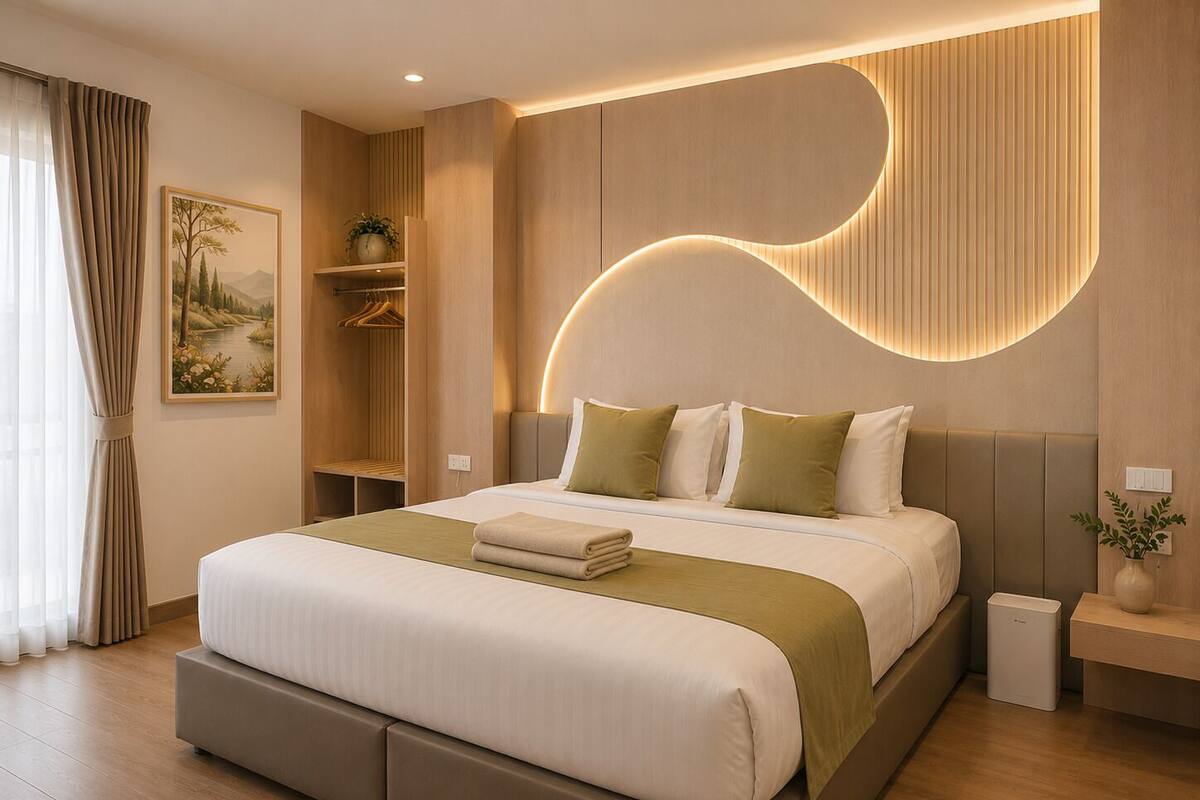 King Double Suite | Desk, WiFi (free), bed sheets