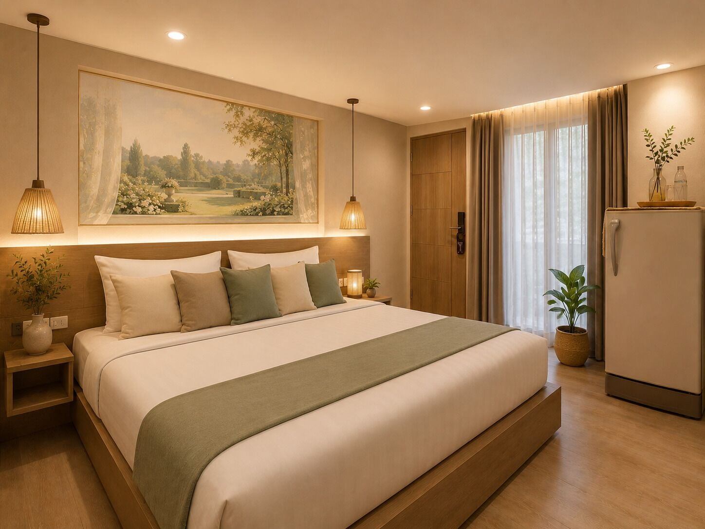 Standard Queen Room | 办公桌、免费 WiFi、床单