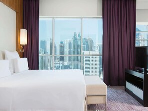 Premium bedding, pillowtop beds, minibar, in-room safe
