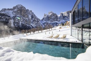 Indoor pool, outdoor pool, open 7:00 AM to 7:00 PM, pool umbrellas - Hotel Cappella (Corvara in Badia)