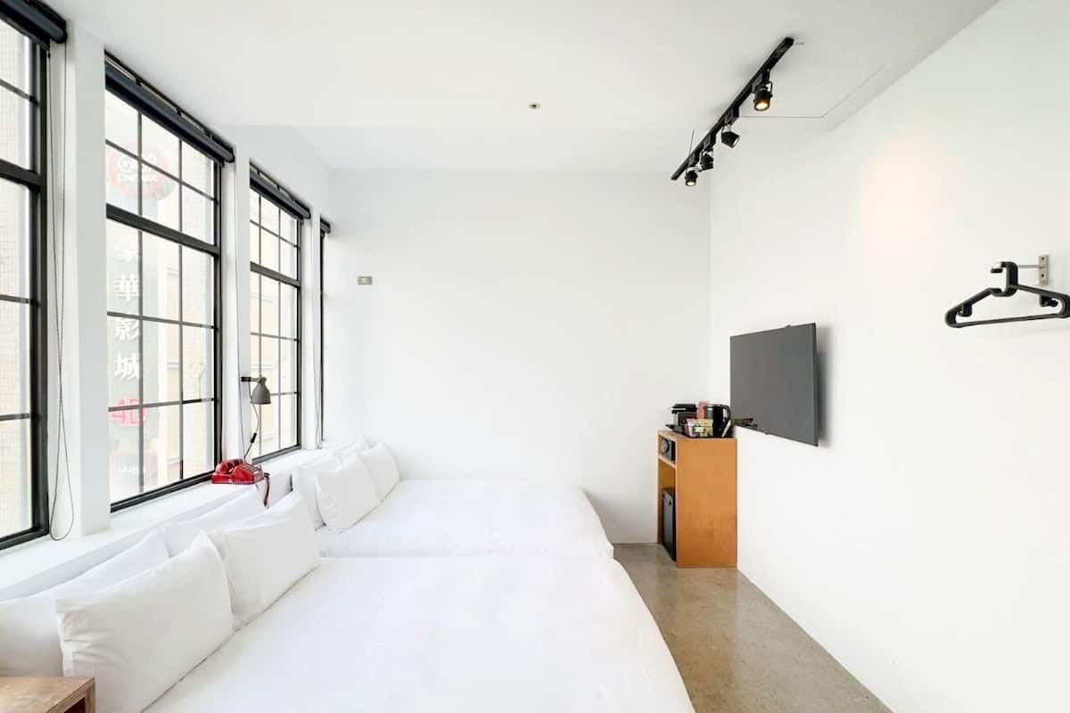 Superior-Vierbettzimmer, 2 Doppelbetten, Nichtraucher, Parkblick
