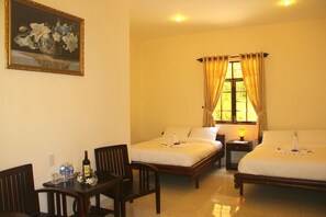 Quadruple Room, Sea View | Minibar, blackout drapes, free WiFi