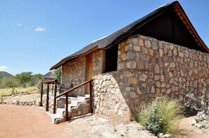 Alpehytte | Udsigt fra værelset