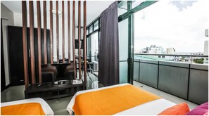 Studio | Premium bedding, minibar, in-room safe, desk - The Beehive (Malé)
