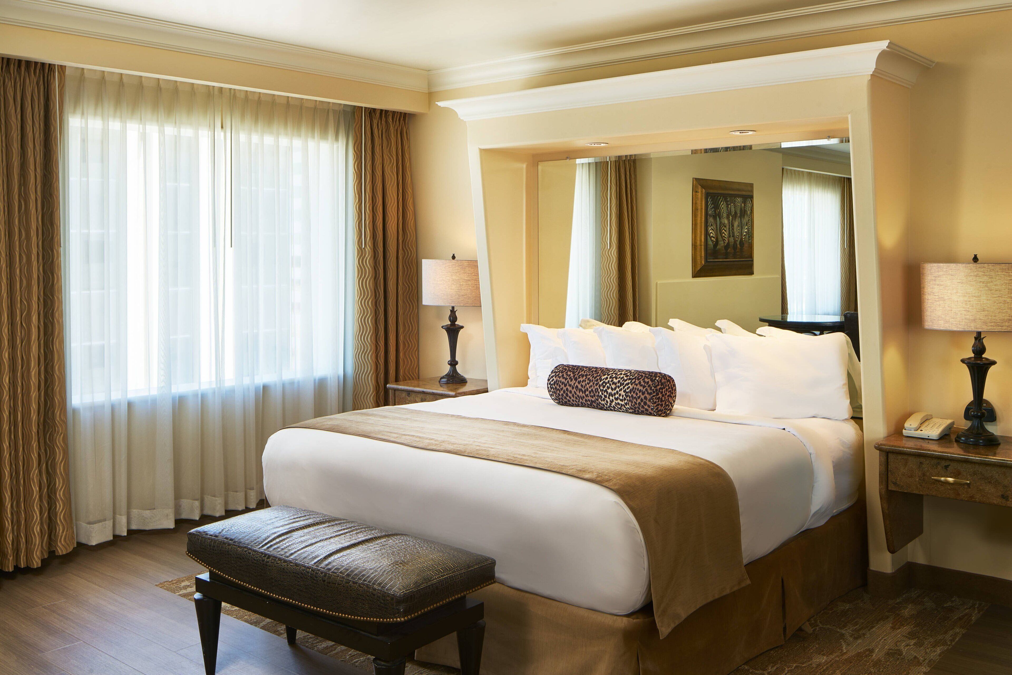 deluxe room, 2 queen beds, tower | frette italian sheets, premium bedding, in-room safe, desk