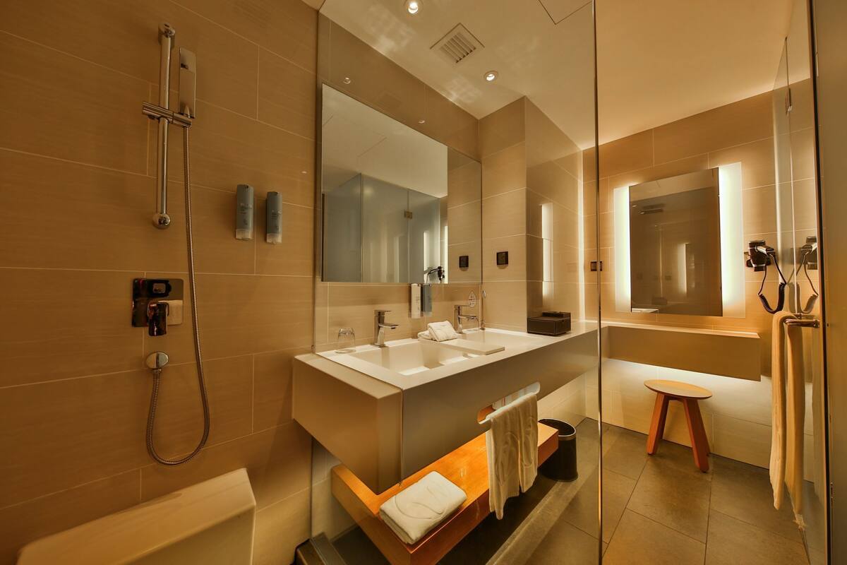 minibar, in-room safe, desk, iron/ironing board