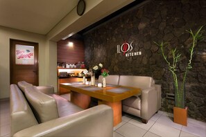 Sala de estar en el lobby