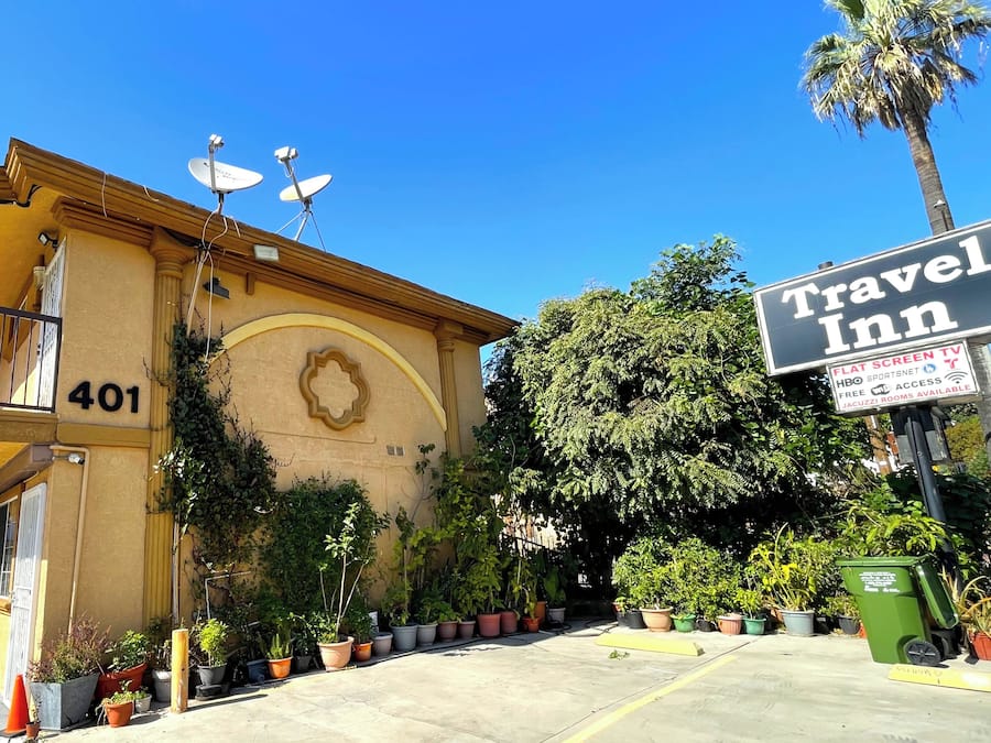 Entrada de la propiedad