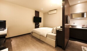 Quarto luxo | Escrivaninha, Wi-Fi de cortesia
