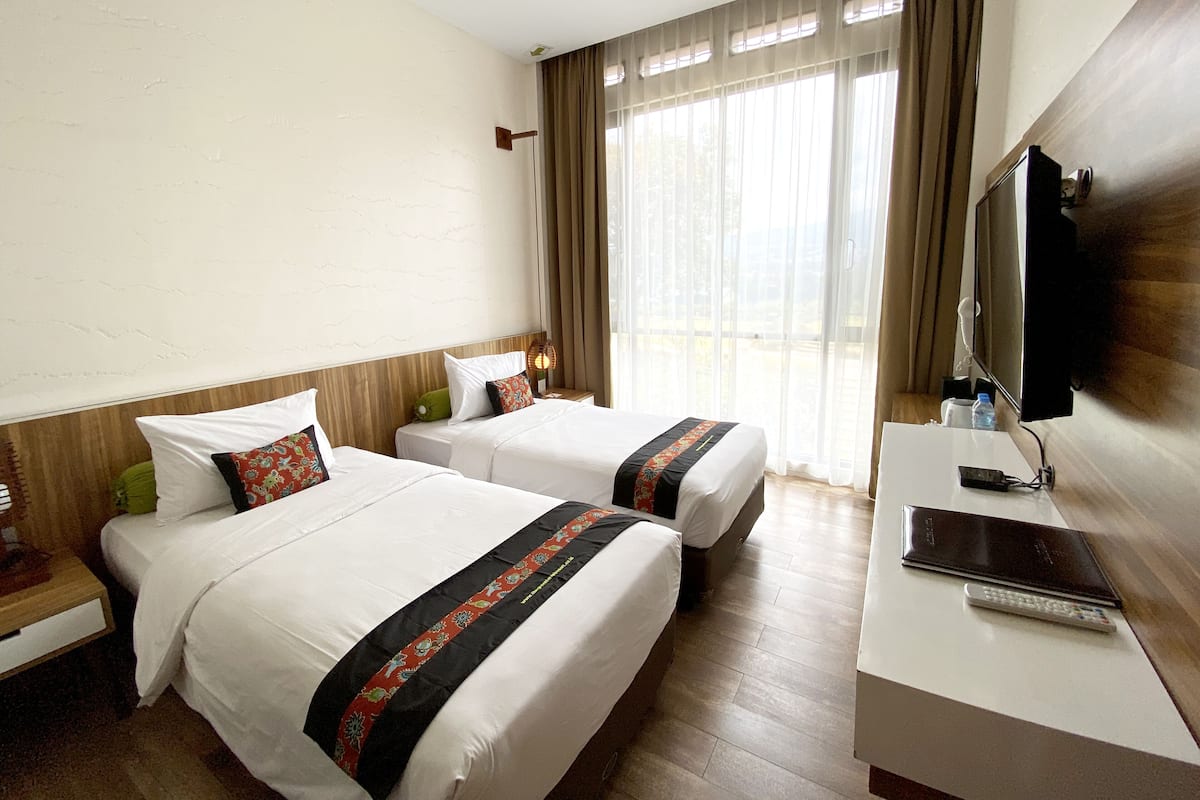 Deluxe Room Twin | 1 Schlafzimmer, hochwertige Bettwaren, Zimmersafe, Schreibtisch