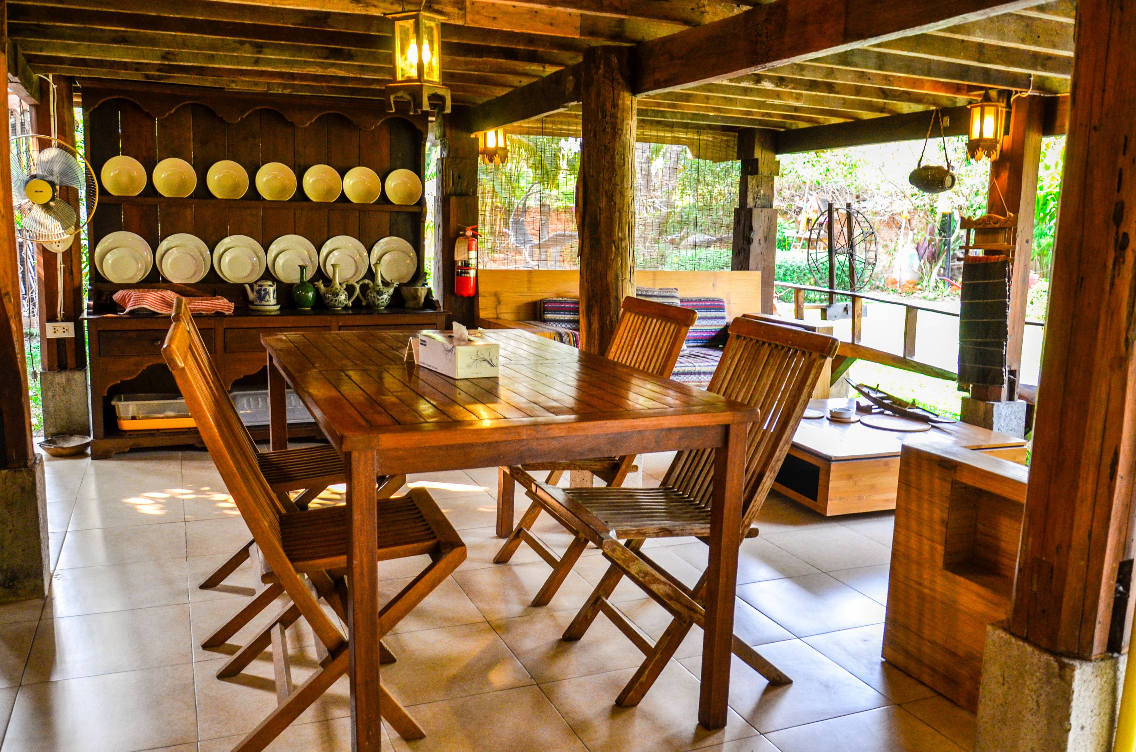 คลาสสิกเคบิน, วิวสวน | ห้องพักตกแต่งอย่างมีเอกลักษณ์, ตกแต่งพิเศษโดยเฉพาะ, เตารีด/โต๊ะรีดผ้า