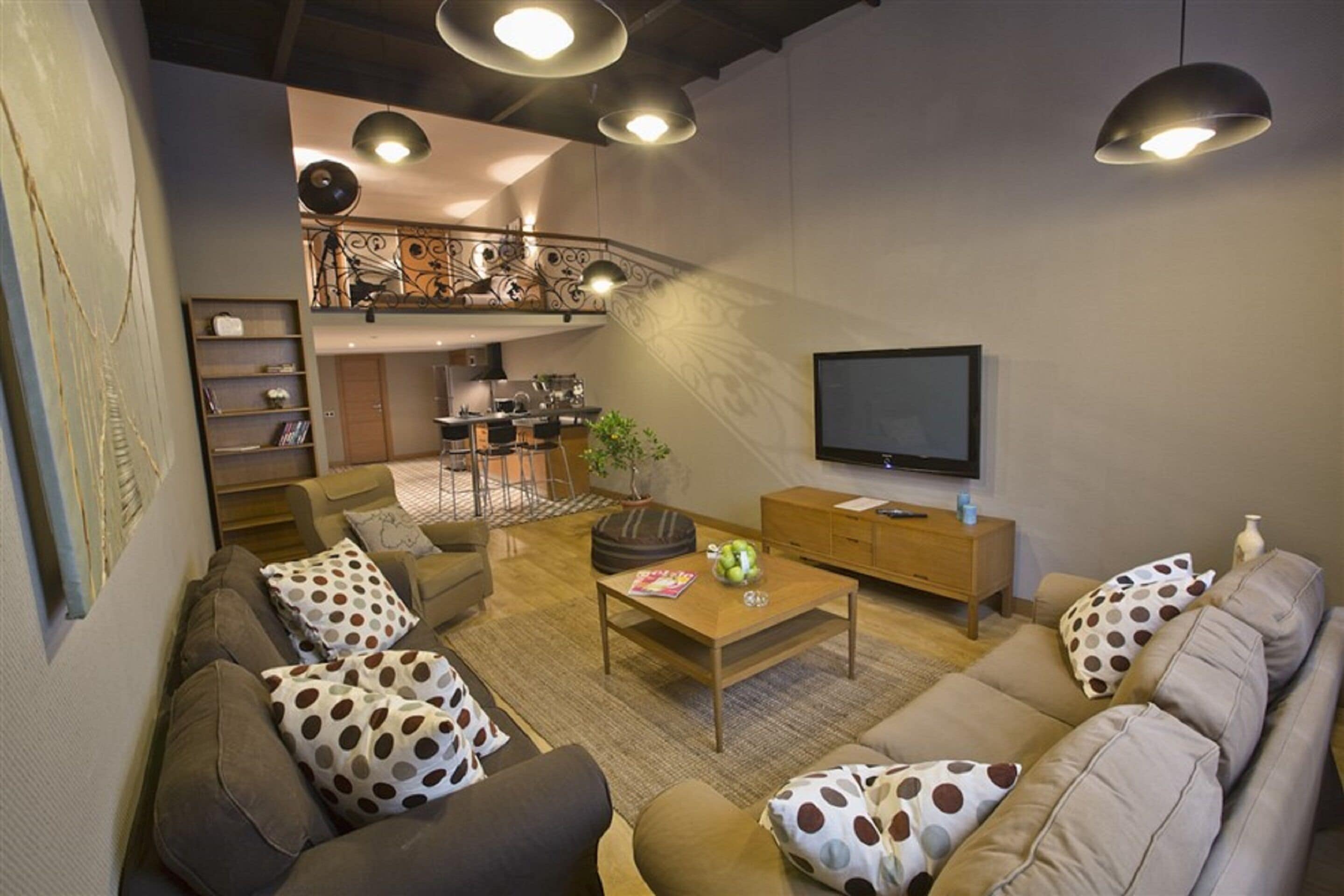 Loft Suite | Soggiorno | TV LCD 42 pollici con canali satellitari, TV