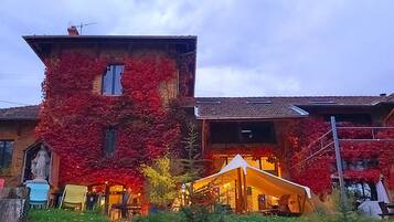 Façade de l’hébergement