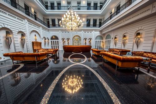Lobby sitting area